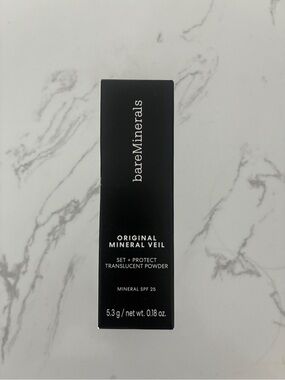 bareMinerals Original Mineral Veil SPF 25 Translucent Setting Powder 0.18 oz NIB